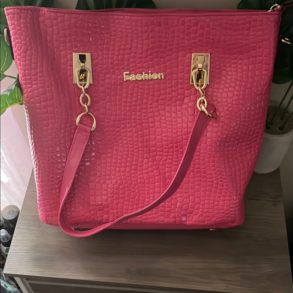 Pink Tote Bag